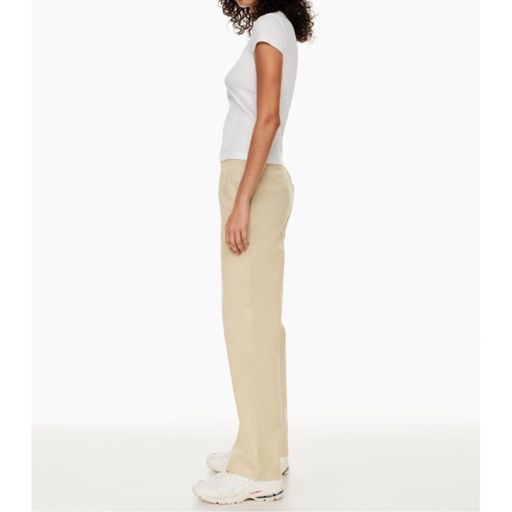 Aritzia TNA Christie Pants- Blue Cotton Straight - Picture 9 of 9
